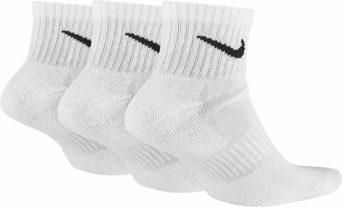 Çorape për stërvitje Nike Everyday Cushion Ankle për meshkuj dhe femra, të bardha
