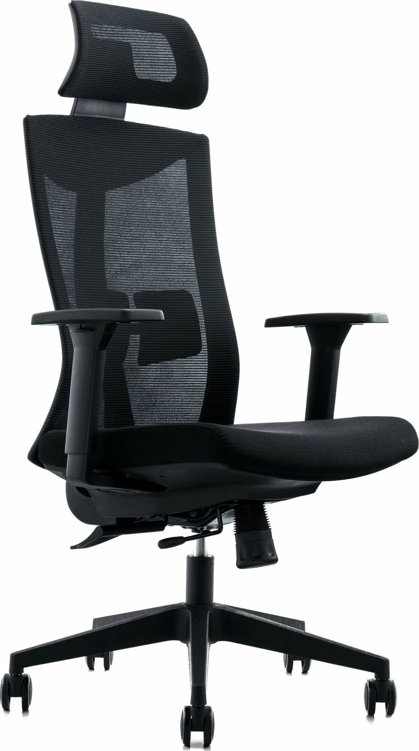 Karrige zyre Mozos Ergo-F, ergonomike me rrjetë, 120 kg, e zezë