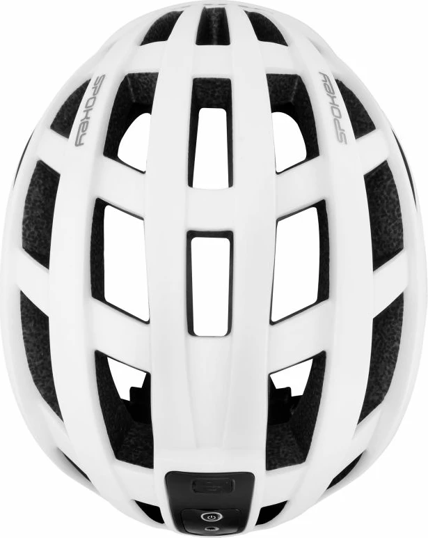 Helmetë për biçikletë Spokey Pointer Pro, e bardhë