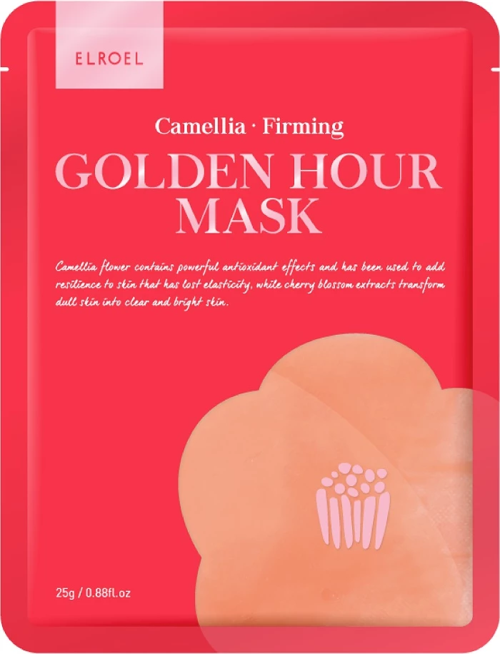 Maskë për fytyrë Elroel Golden Hour Firming Camellia për femra 25g