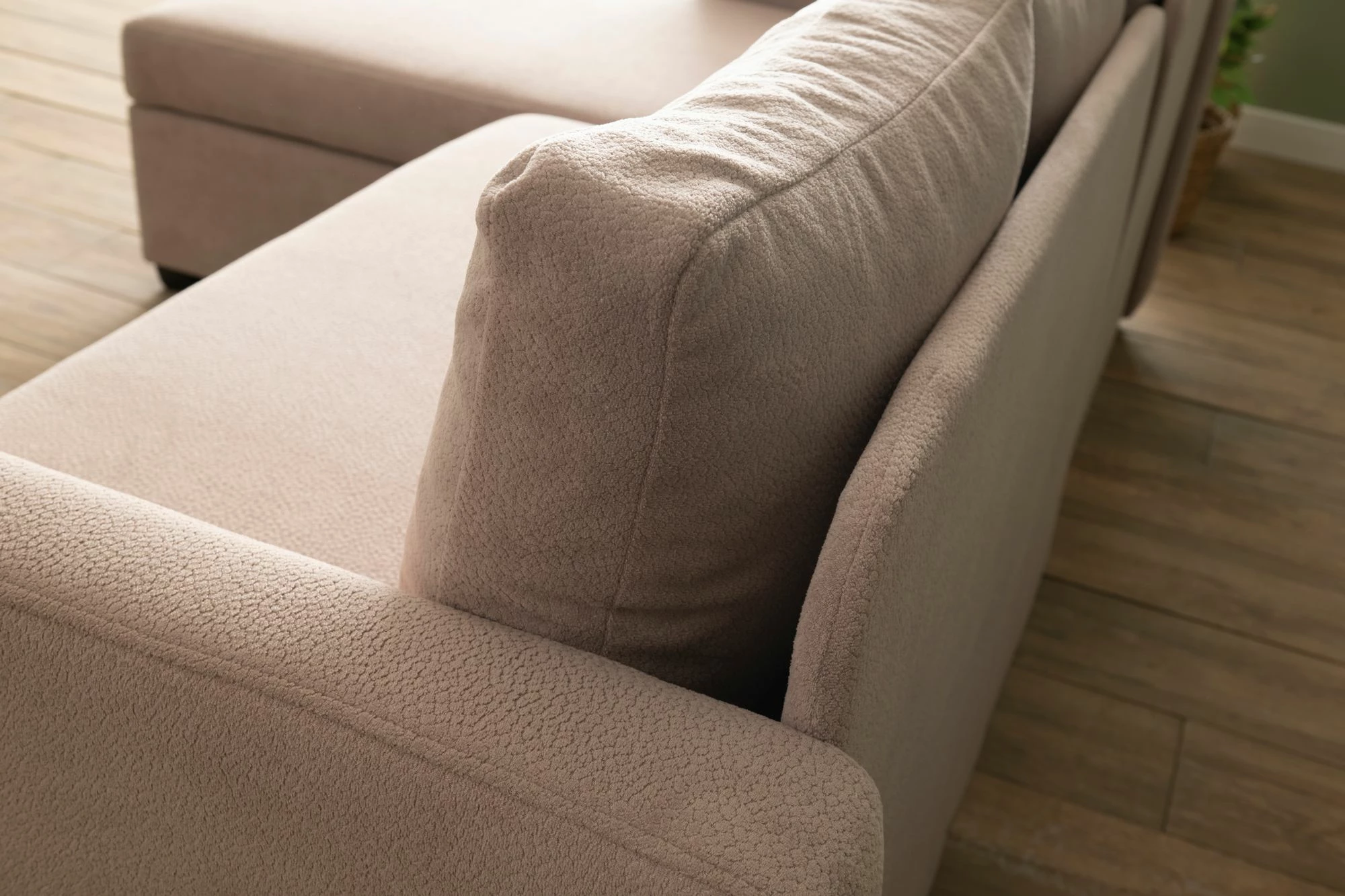 Kënd-sofë krevati Atelier del Sofa, ngjyrë mink