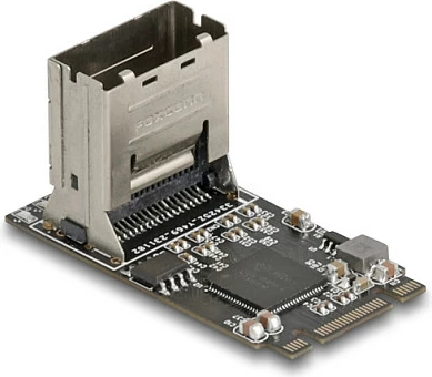 Kontroller M.2 DeLOCK 64260, M.2 2242 në Mini-SAS me 4x SATA 6Gb/s, i zi
