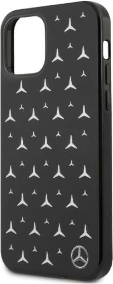 Mbështjellës Mercedes MEHCP12LESPBK për iPhone 12 Pro Max 6.7", Stars Pattern, i zi