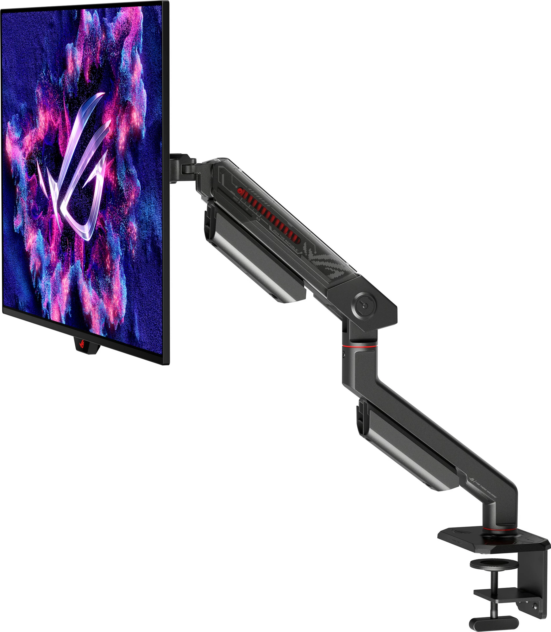 Mbajtëse monitori ASUS ROG Ergo AAS01R, VESA 100x100, deri 49", 13.5 kg, e zezë