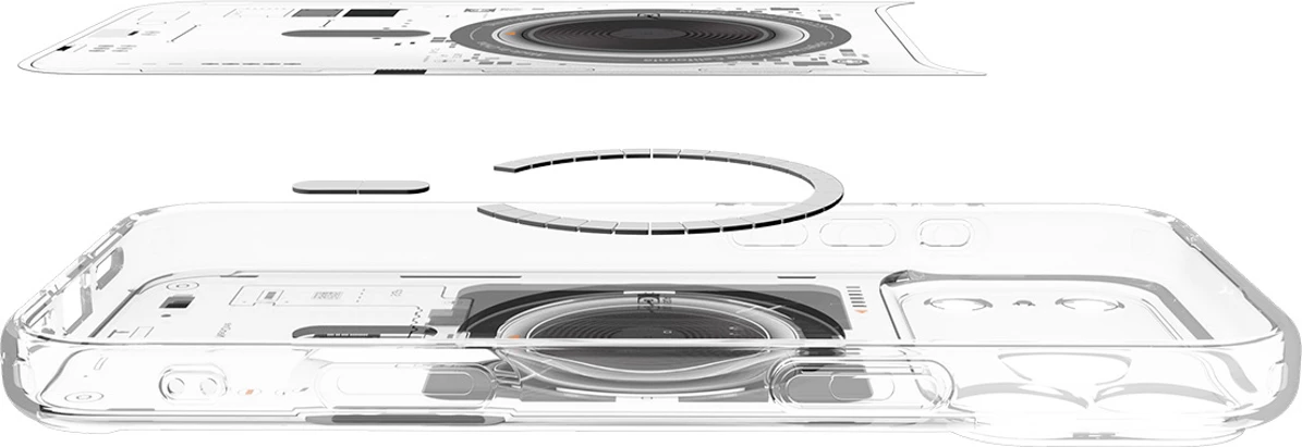 Mbështjellës Spigen Ultra Hybrid MagSafe për iPhone 17 Pro, Transparent