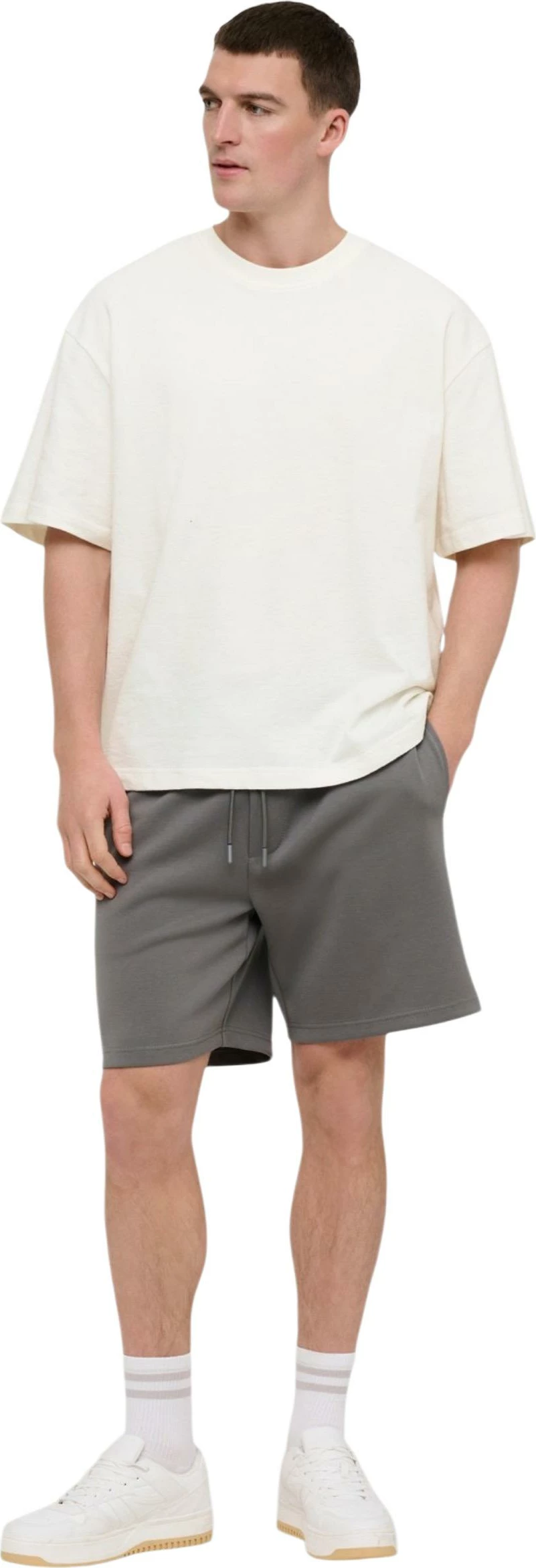Maicë për meshkuj Only & Sons Onslenny Ovz Ss Strct Tee Noos 22036392, krem [Madhësia: L]