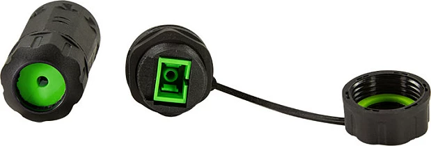 Konektor fibër optike LogiLink SC Simplex, outdoor, me cable gland dhe kapak pluhuri