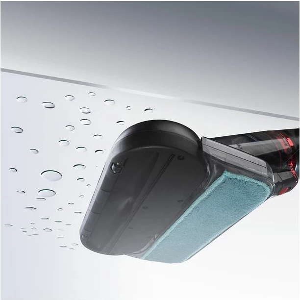 Fshesë elektrike vertikale UFESA Sonora MPN 81406087, 500 W, 2-në-1 (thithje + fshirje e lagësht), HEPA, 0.4 L, e zezë/kuqe