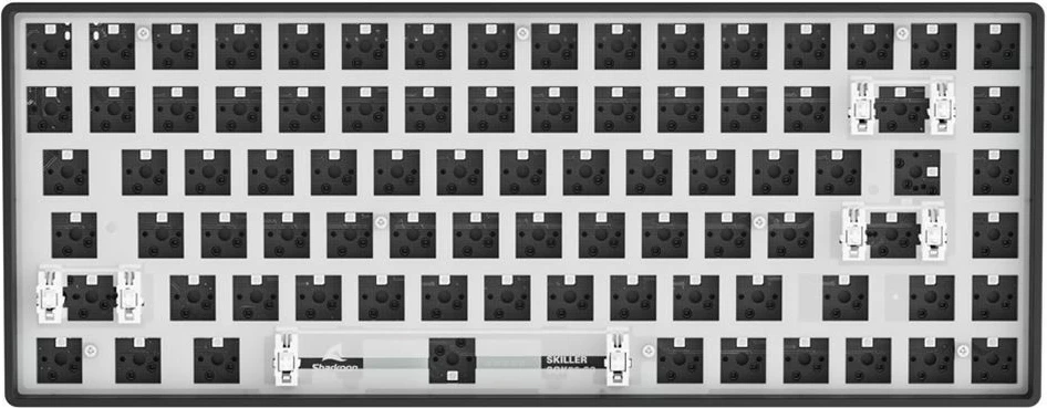 Tastierë barebone SHARKOON SKILLER SGK50 S3, 75%, RGB, e zezë