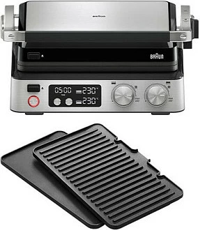 Kontaktgrill Braun MultiGrill 7 CG 7040, 2000W, inox/zi