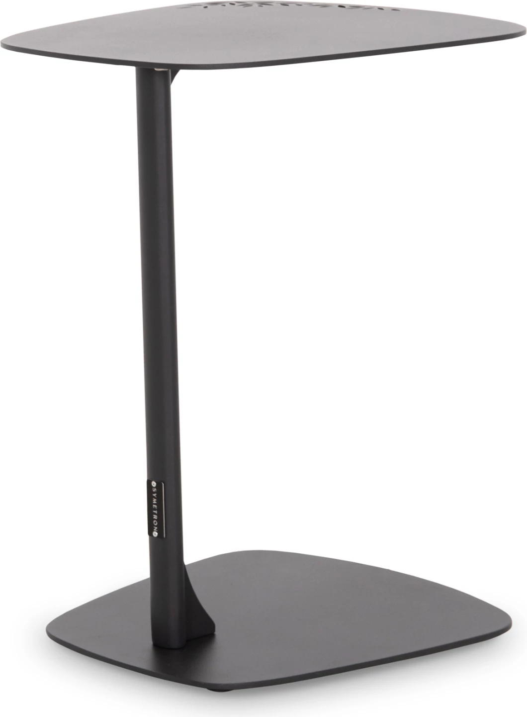 Tavolinë anësore për jashtë, alumin, ngjyrë qymyr, CD6417.02, 40x39x53cm