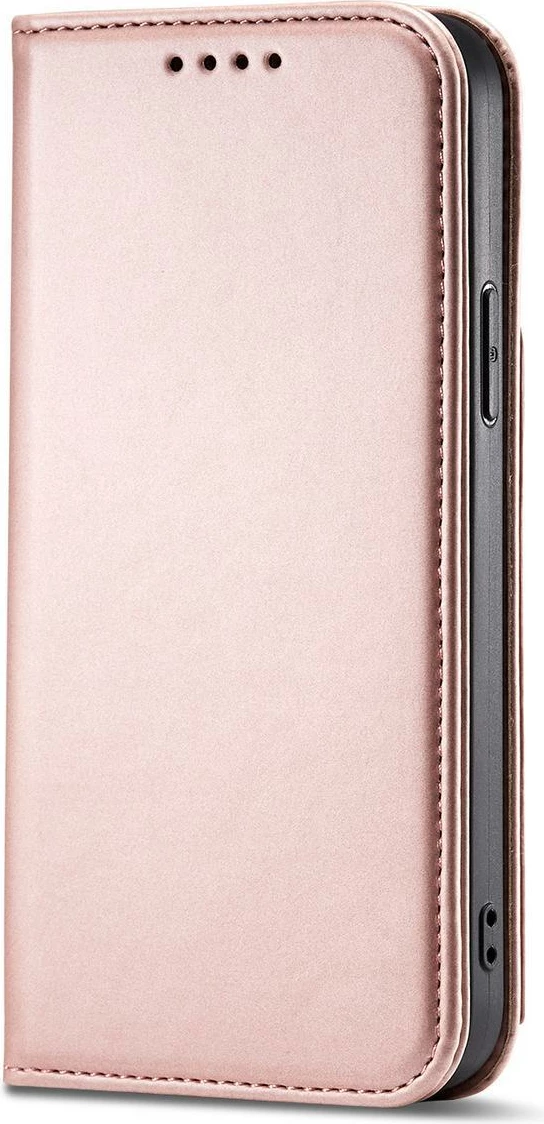 Mbështjellës Hurtel Magnet Card Case për iPhone 14, flip cover, portofol, rozë