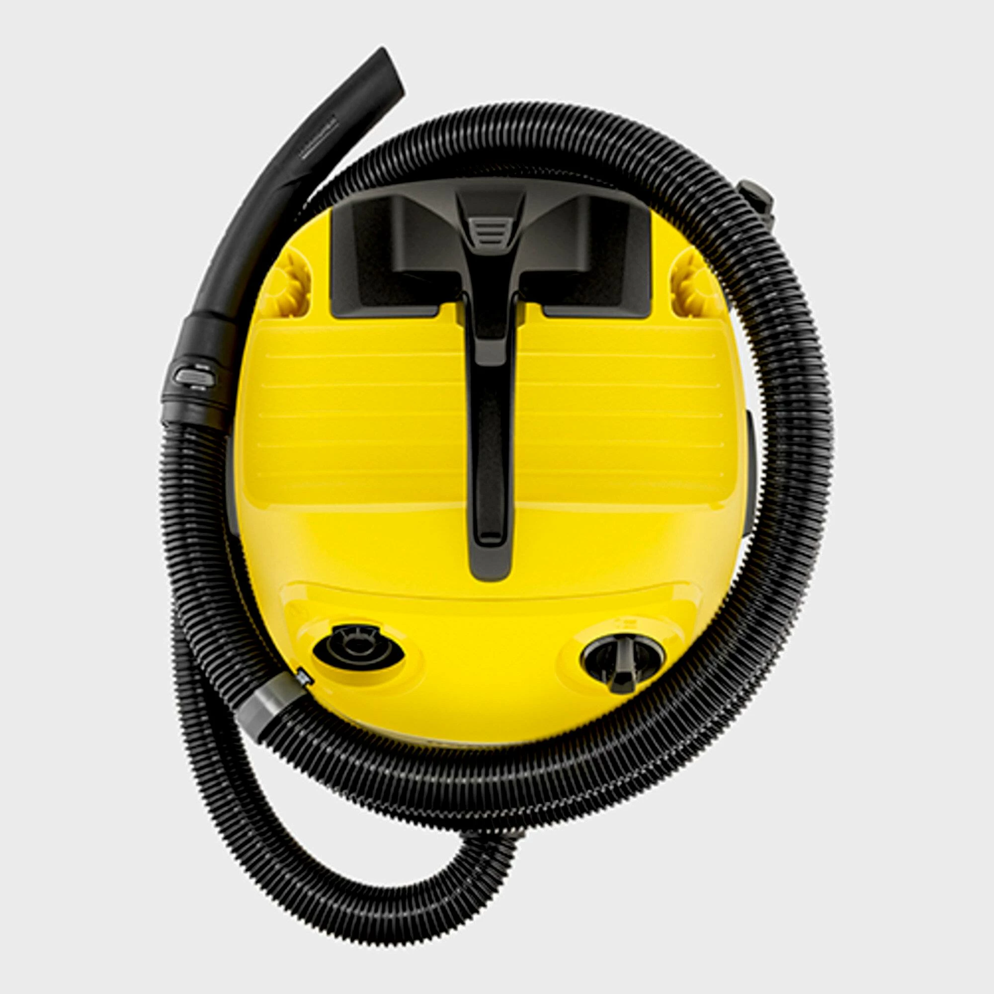 Fshesë me ujë dhe pluhur, Karcher WD 4 S V-20/5/22, 1000 W, depozitë 20 L inox, zorrë 2.2 m, kabllo 5 m, e verdhë/çelik