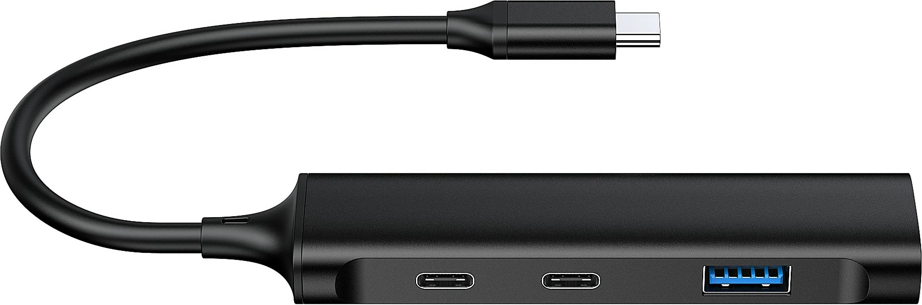 Hub USB Conceptronic 4-portë, USB-C 3.2 Gen1, 2x USB-A 3.0, 2x USB-C, i zi