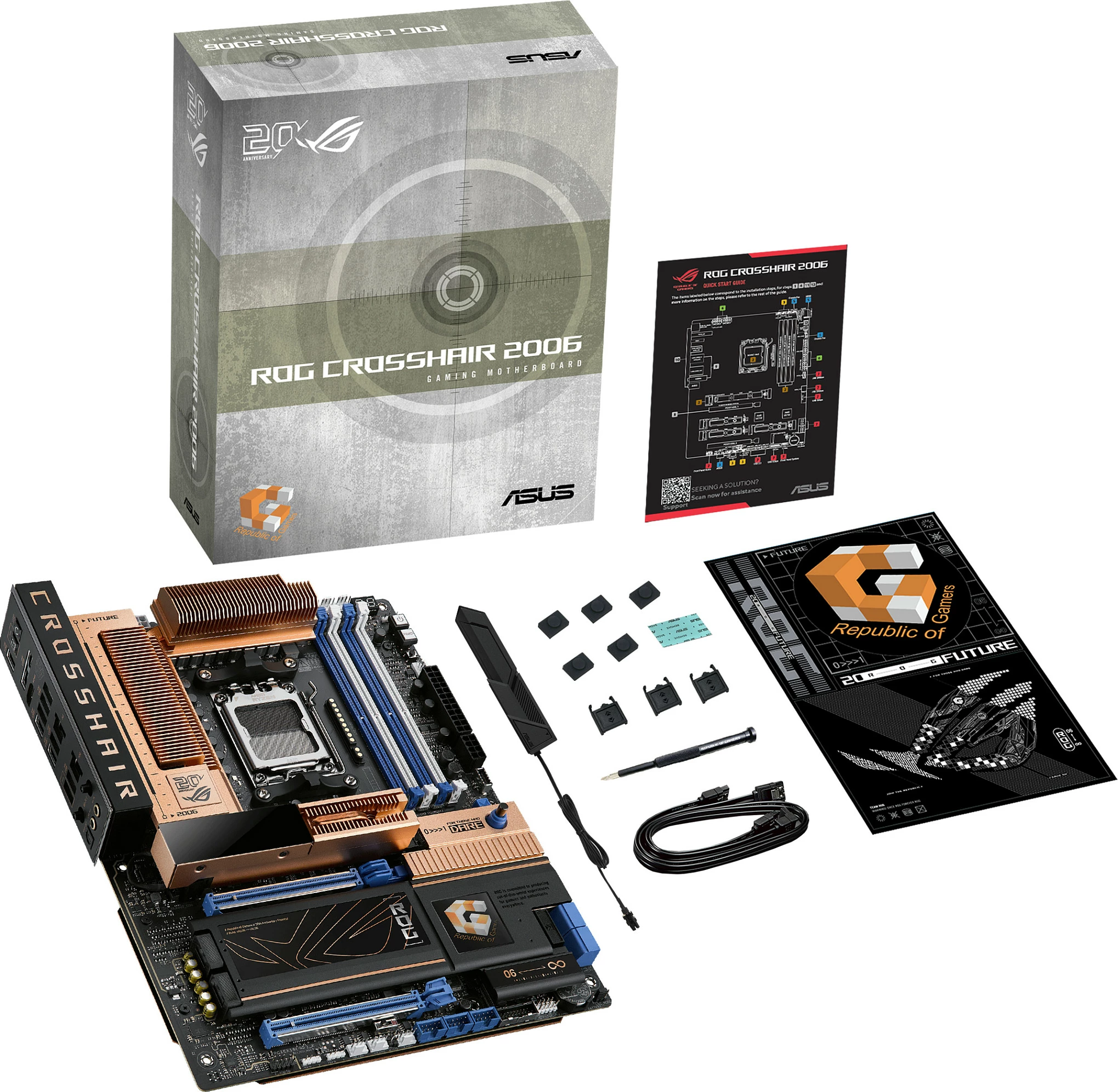 Pllakë amë ASUS ROG Crosshair 2006 X870E WiFi 7, Socket AM5, ATX, HDMI