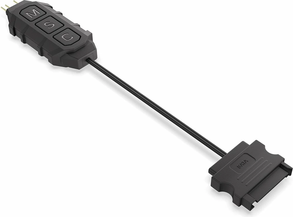 Set ventilatorësh PC Krux Corvus 120 ARGB 120mm, PWM 4-pin, me kontrollues ARGB, 3 copë, i zi