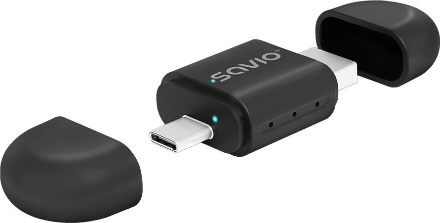 Adapter wireless për CarPlay & Android Auto Savio TR-17, i zi