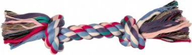 Lodër litar pambuku për qen Trixie 15 cm / 25 g, shumëngjyrëshe