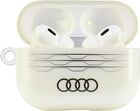 Mbështjellës Audi IML Geometric Pattern për AirPods Pro 2, Bardhë