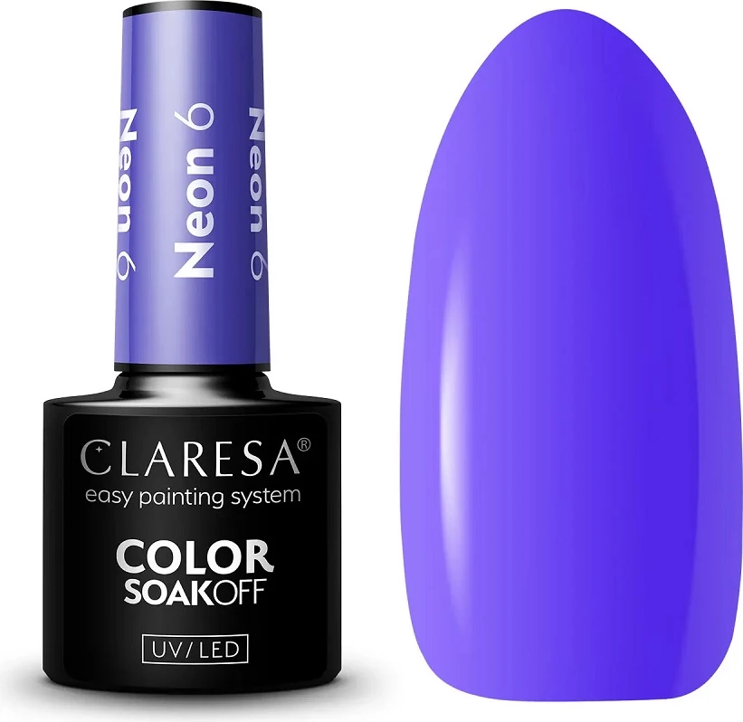 Llak për thonj Claresa Neon Hybrid për femra, 5ml