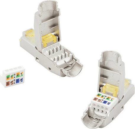 Konektor RJ45 LogiLink Cat.8.1, i ekranizuar, ekstra i shkurt