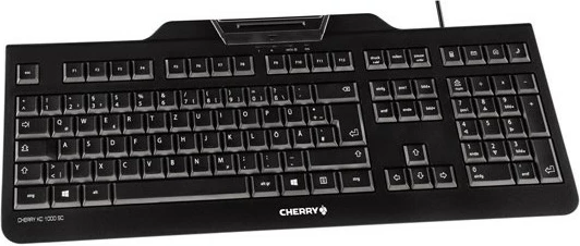Tastierë Cherry KC 1000 SC, Full-size, USB, QWERTZ, E zezë