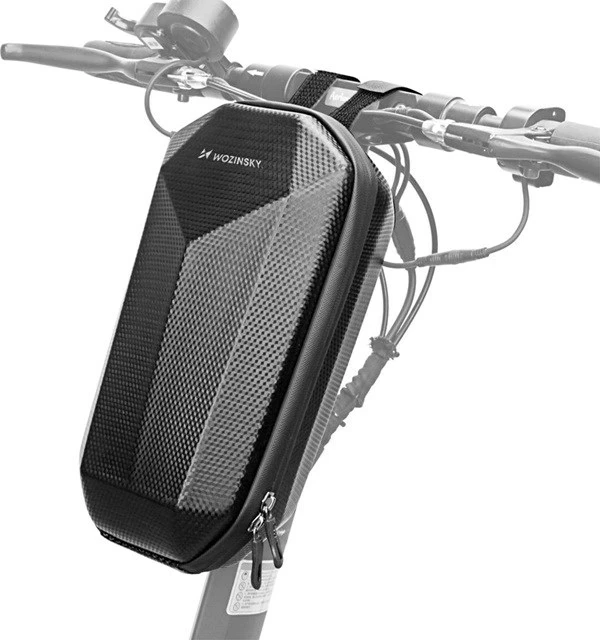 Çantë timoni për trotinet Wozinsky WSB2BK, 4L, e zezë