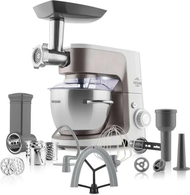 Procesor ushqimi ETA Gratussino III Elements 302390, 4.5L, 1200W, argjendtë