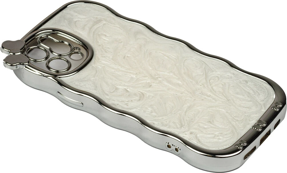 Fotroll Për Telefon Tech Time White&Silver (IP14PRO)