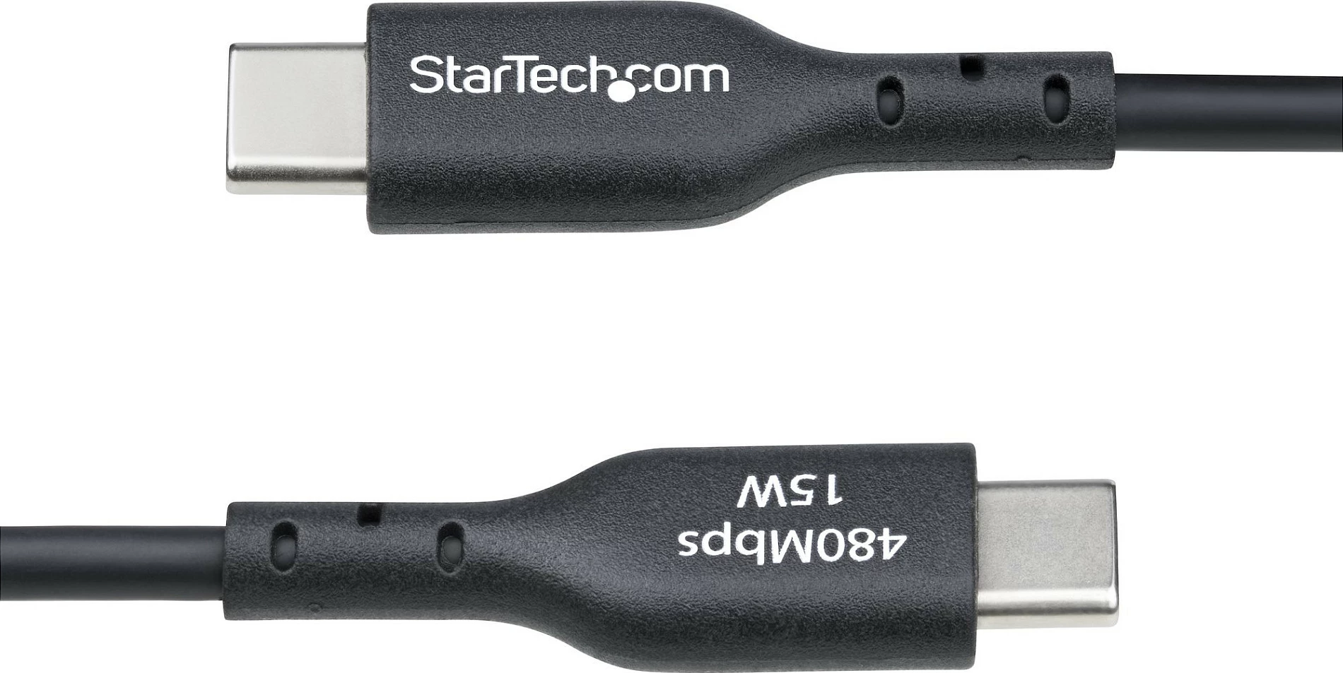 Kabllo USB StarTech USB-A në USB-C, 1m, 3A 15W, USB 2.0, e zezë