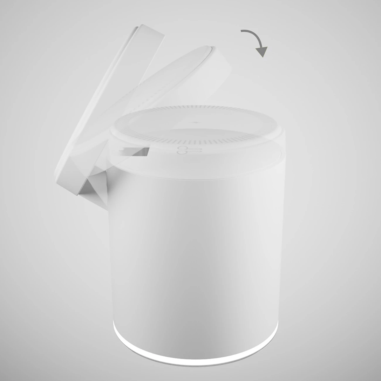 Karikues wireless me mbajtës 2-në-1, SBS, 15 W, USB-C, i bardhë