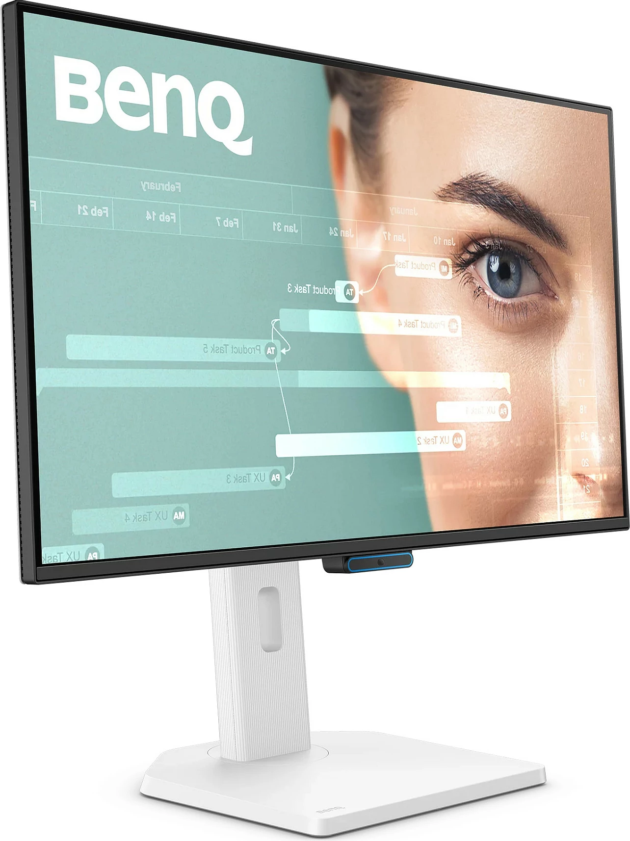 Monitor BenQ GW2790TC 27" FHD IPS, Eye-Care, FreeSync, zi/bardhë