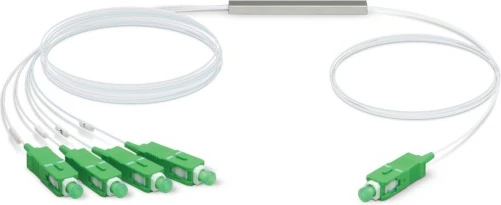 Splitter optik Ubiquiti UF-SPLITTER-4, 4x SC, 4.06m, i bardhë