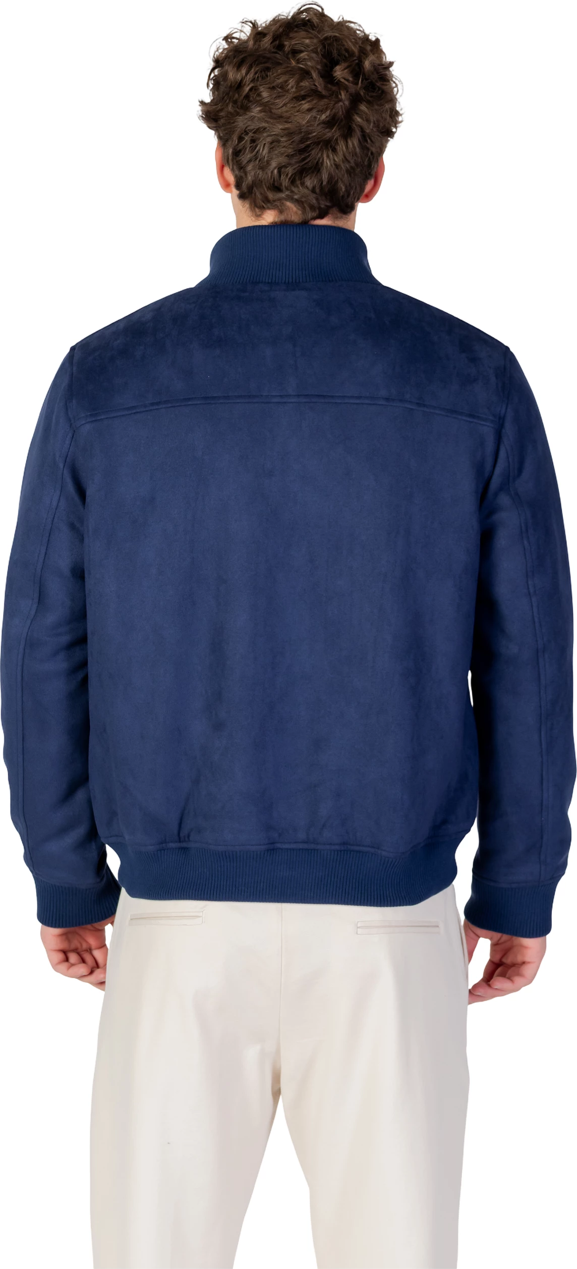 Jakne për meshkuj YOS Giubbino Suede 2751, blu e çelët [Madhësia: XL]