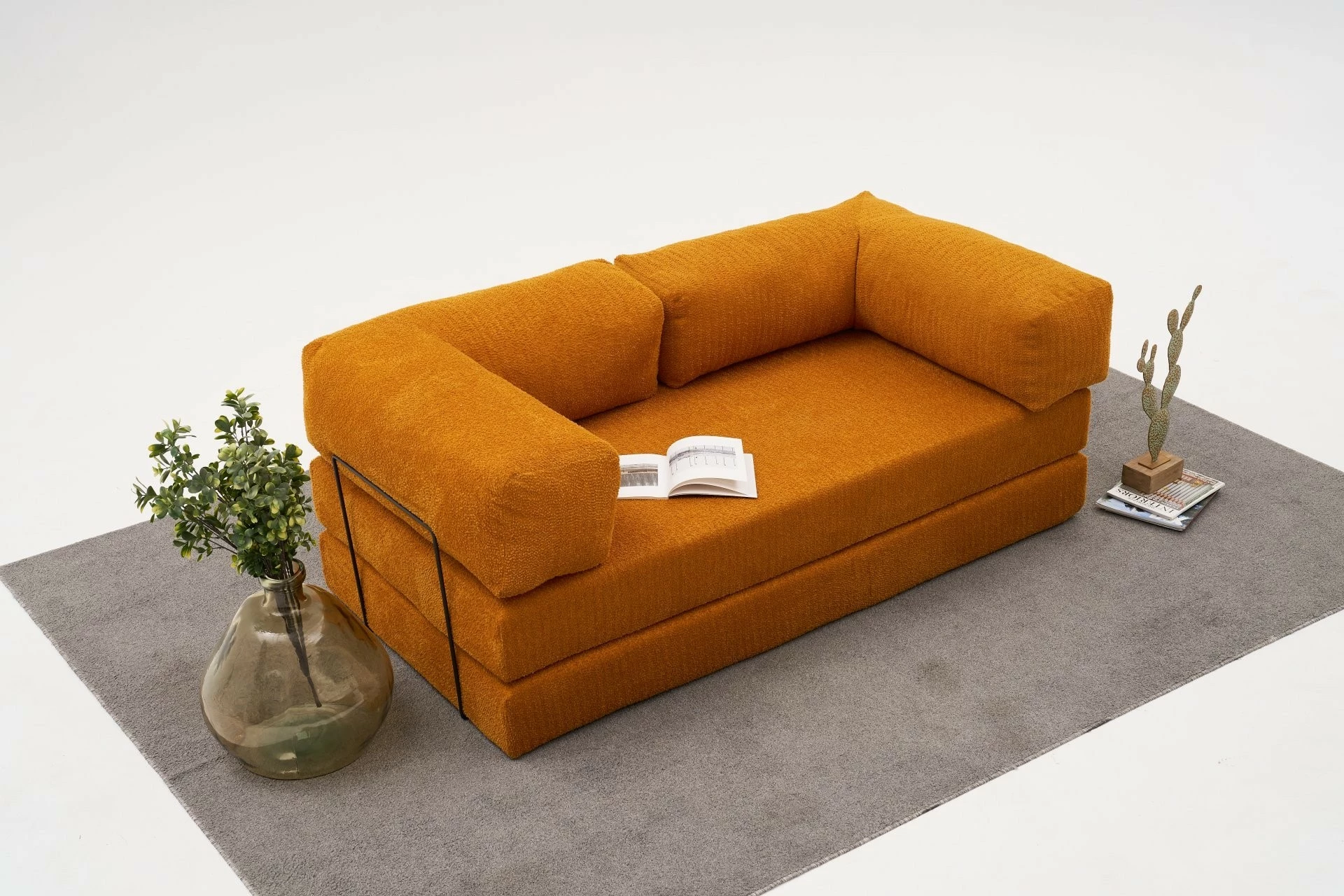 Divan treshe Atelier del Sofa, Comfort, portokalli