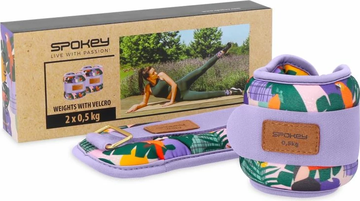 Pesha për kyçe dhe këmbë Spokey për femra, shumëngjyrëshe [Pesha: 0.5 kg]