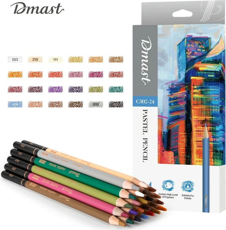 Deli Ngjyra Druri Pastel Dmast 1/24 C302-24