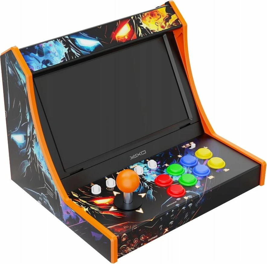 Kontroller arkade Yaxo Arcade Arena për Nintendo Switch/NS2, Turbo, USB-C, 12 slote kartash, i zi
