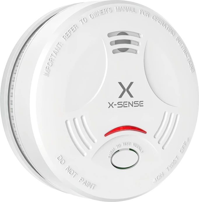 Detektor tymi X-Sense SD11, fotoelektrik, bateri 10 vjet, alarm 85 dB, me komplet montimi, i bardhë