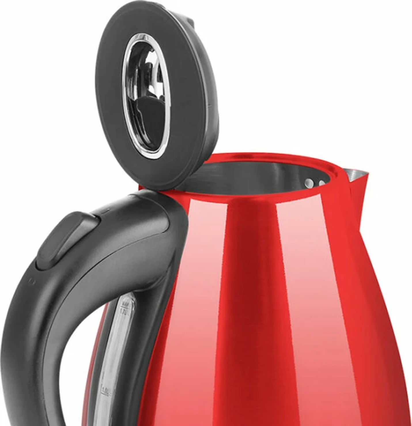 Çajnik elektrik Elit RETRO 1.7R 1.7L, inoks, 1850-2200W, kuq 7