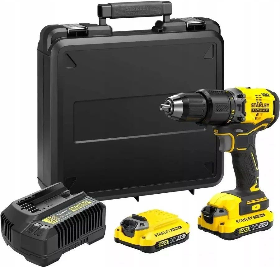 Makineri goditëse/vidash STANLEY SFMCD715D2K, 18V, 2x2Ah, e verdhë/zezë