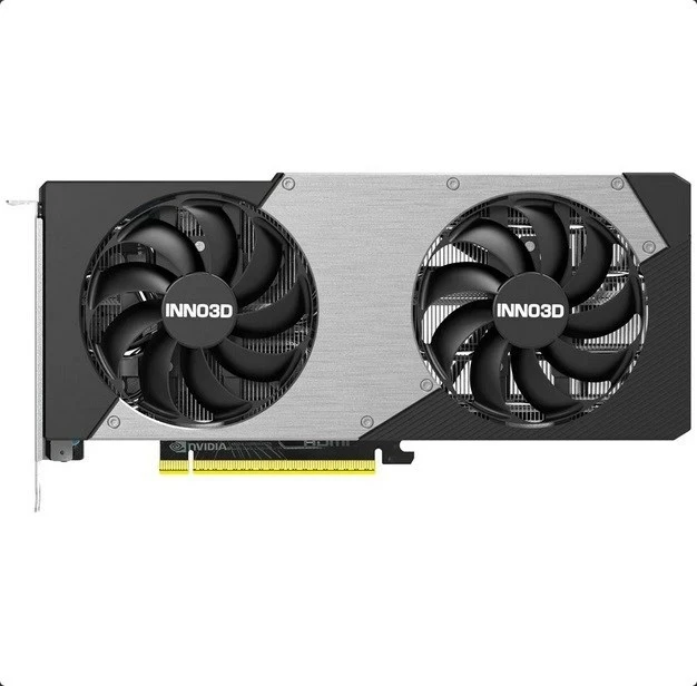 Kartë grafike INNO3D GeForce RTX 5060 Ti TWIN X2, 16GB, Gri