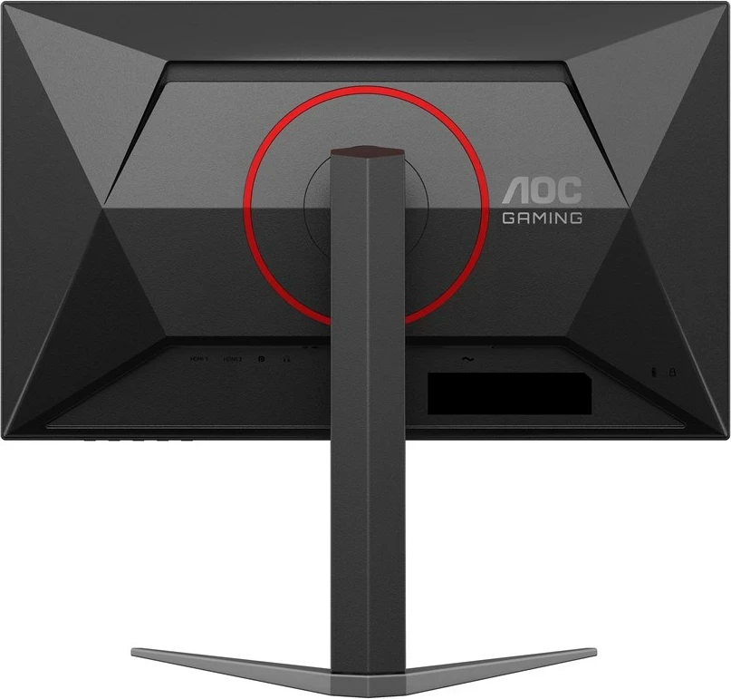 Monitor gaming AOC 24G4HA, 23.8", Full HD, LED, i zi me të kuqe