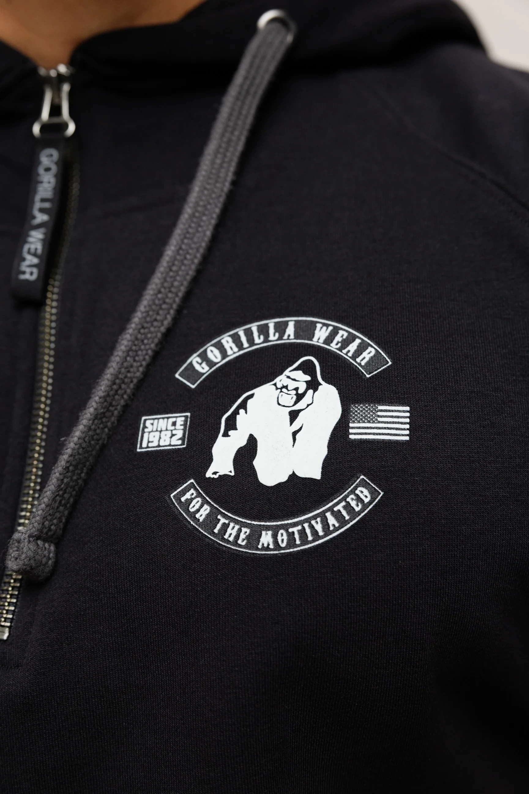 Huntley Sleeveless Hoodie - Black [Madhësia: L]