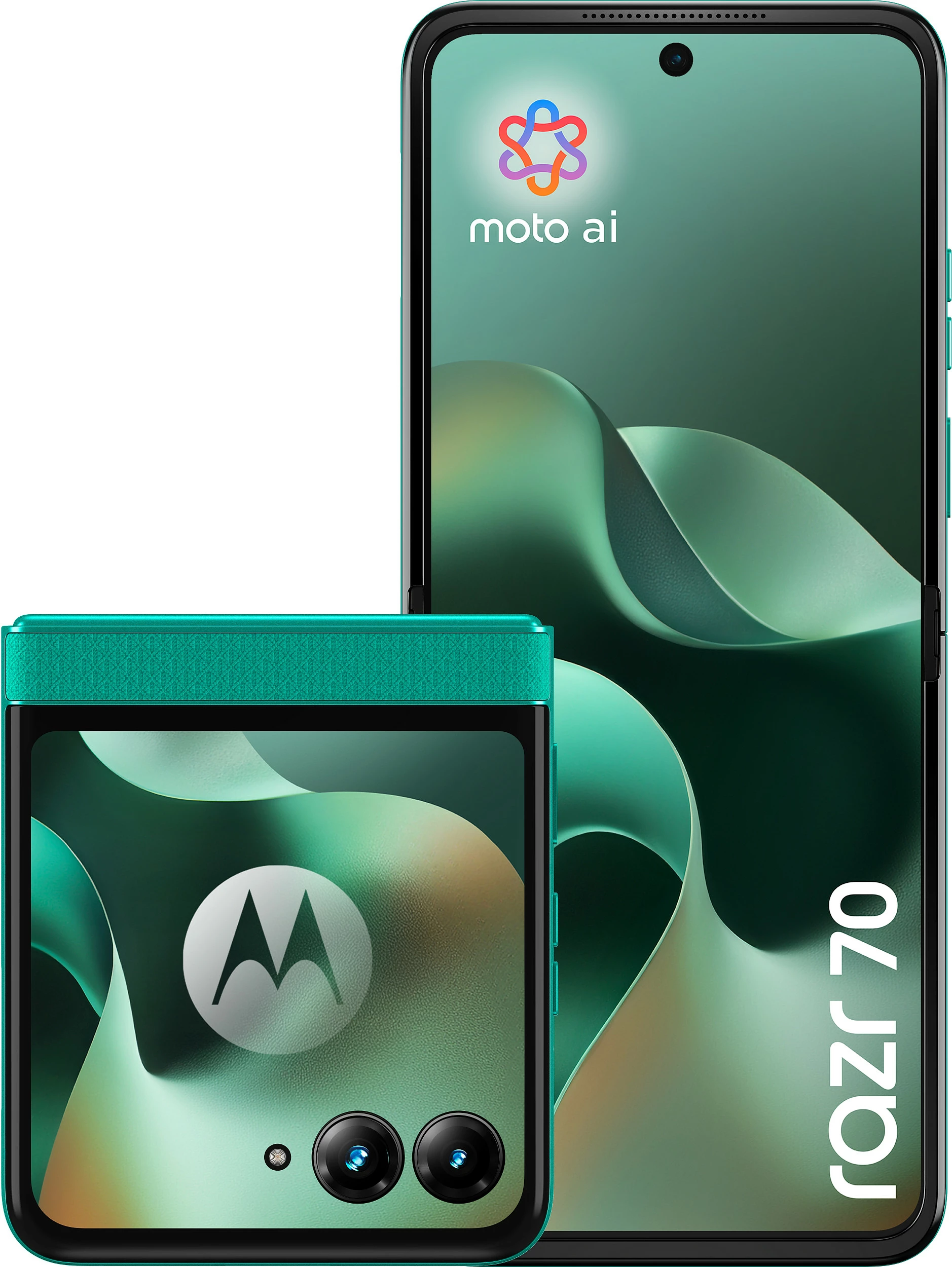 Celular Motorola Razr 70 5G, 8GB RAM, 256GB, i gjelbër