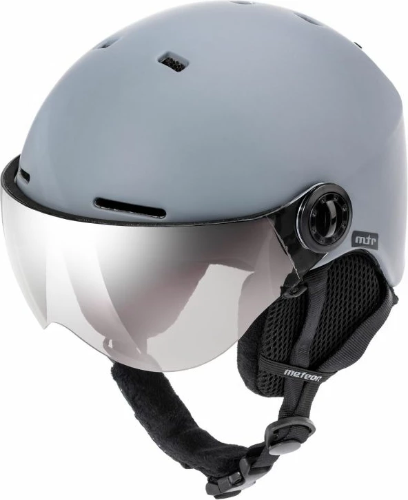 Helmetë skijimi Meteor, gri