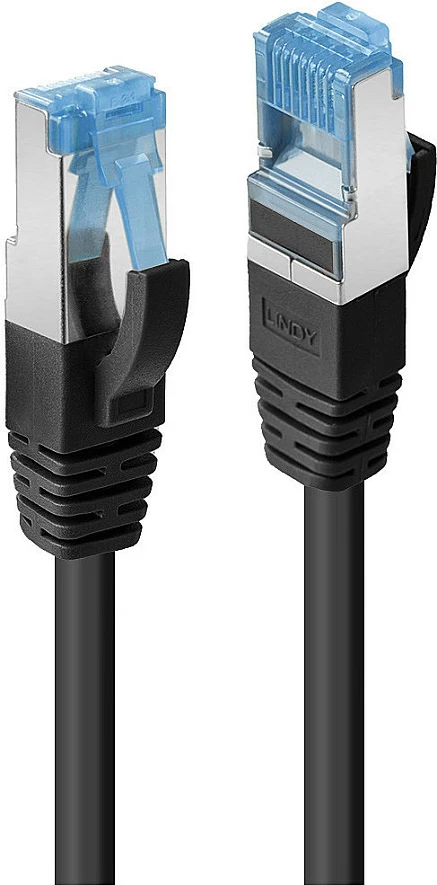 Kabllo rrjeti LINDY 47177 Cat6a S/FTP, 1 m, RJ-45 në RJ-45, e zezë