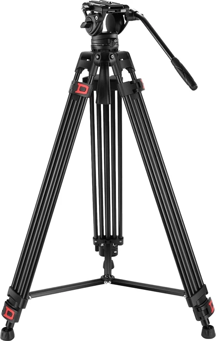 Tripod profesional video Neewer TP74 me kokë fluide, 86–187 cm, 8 kg, i zi