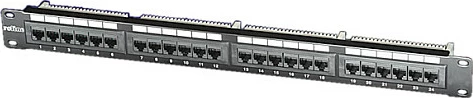 Patch panel ROLINE Cat.5e 19" 24 porta UTP, i zi