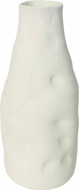 Vazo ELOURA, qeramike, e bardhë, 15.2x15.2x35.7cm